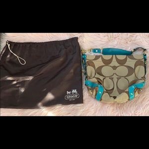Authentic coach purse with dust bag